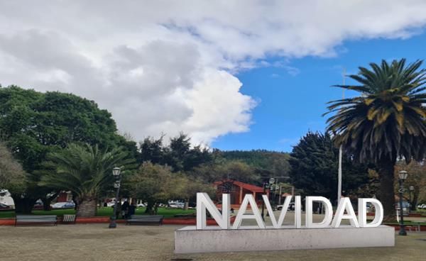 Letras volumétricas Navidad en la Plaza de Armas