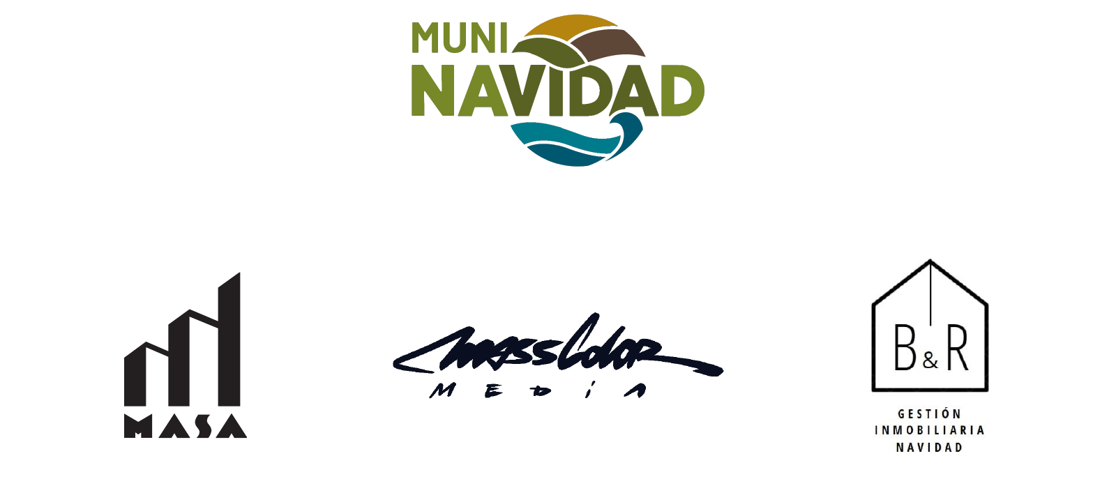 Patrocinadores: Municipalidad de Navidad, Fundación MASA, MassColor Media y B&R Gestión Inmobiliaria Navidad