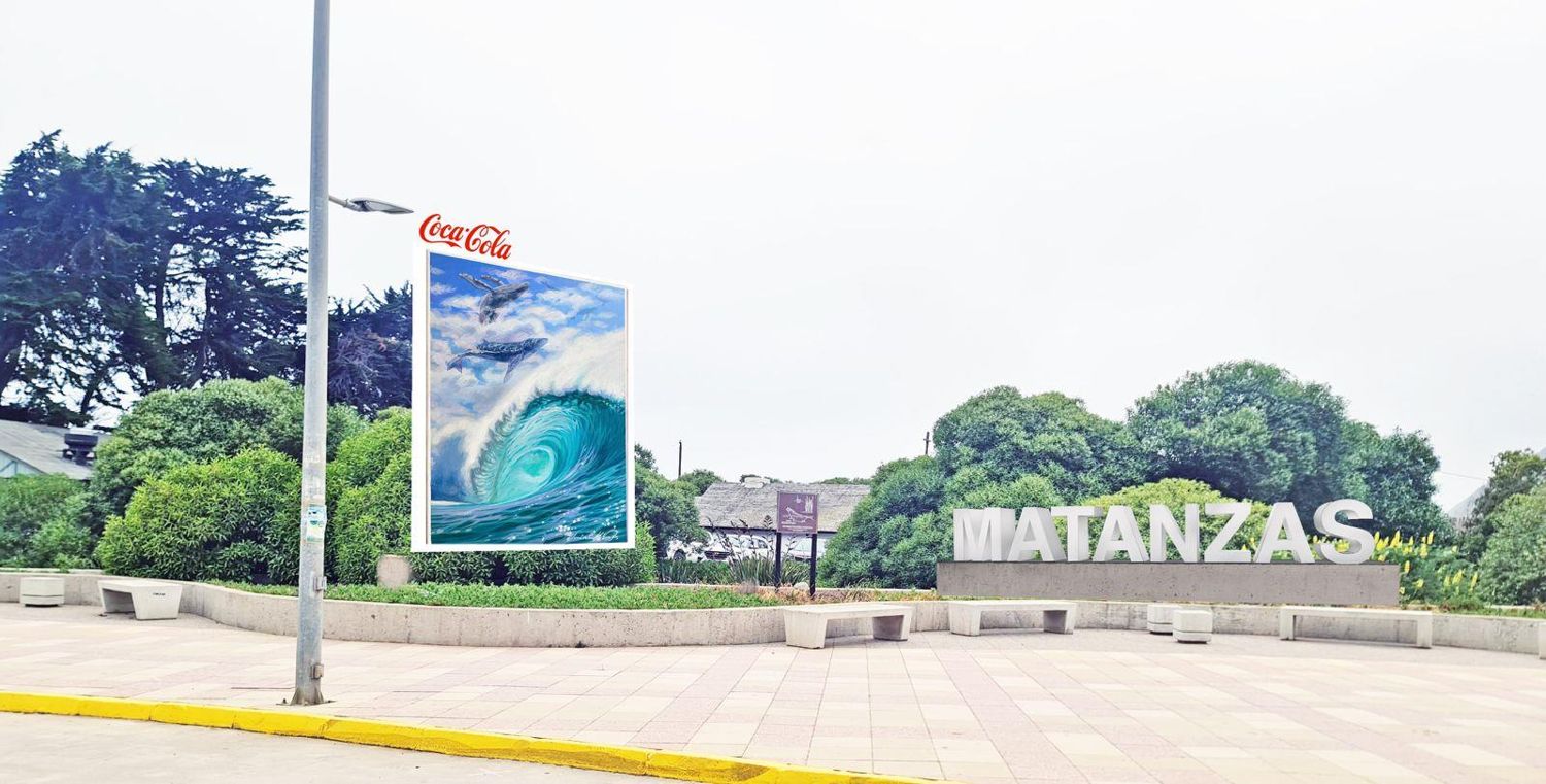 Costanera de Matanzas, simulación de canvas